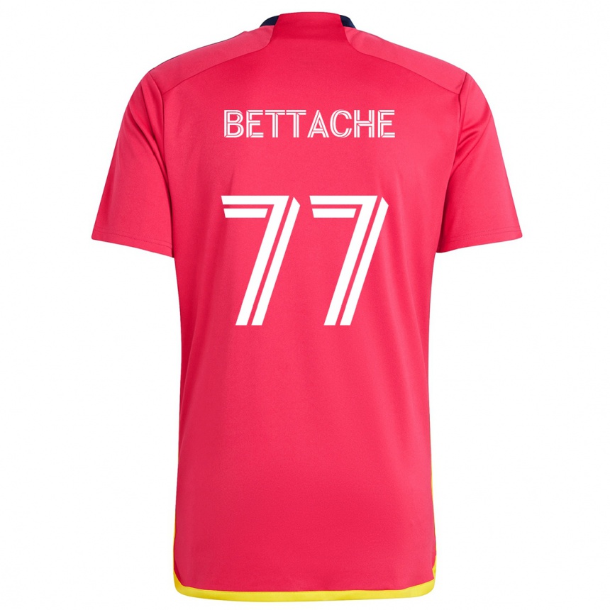 Vaikiškas Faysal Bettache #77 Raudona Melyna Namų Marškinėliai 2024/25 T-Shirt