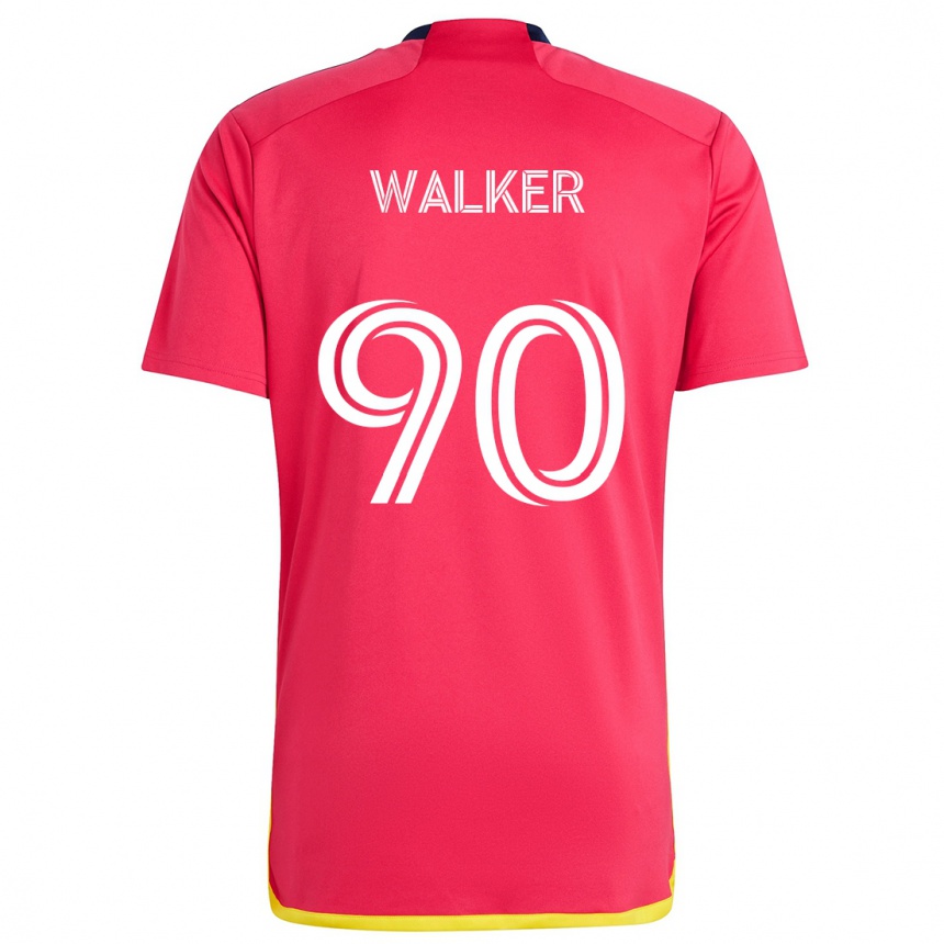 Vaikiškas Eric Walker #90 Raudona Melyna Namų Marškinėliai 2024/25 T-Shirt