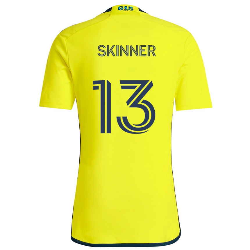 Vaikiškas Joey Skinner #13 Geltona Mėlyna Namų Marškinėliai 2024/25 T-Shirt