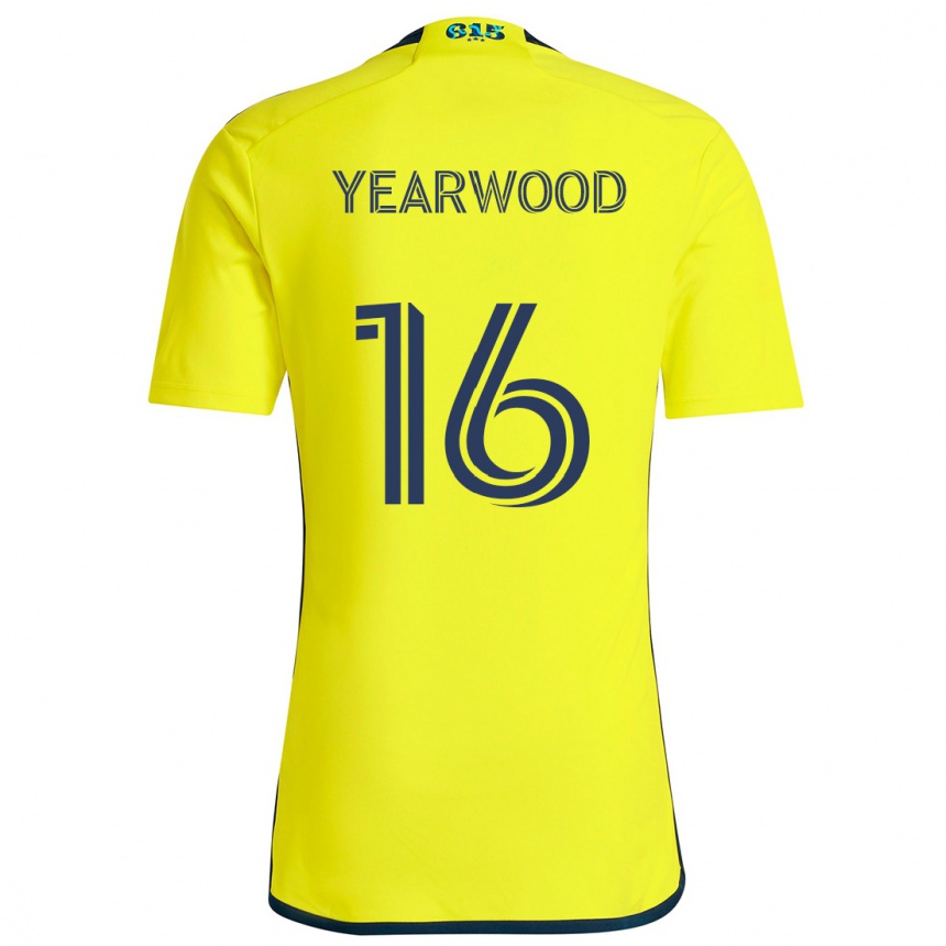 Vaikiškas Dru Yearwood #16 Geltona Mėlyna Namų Marškinėliai 2024/25 T-Shirt