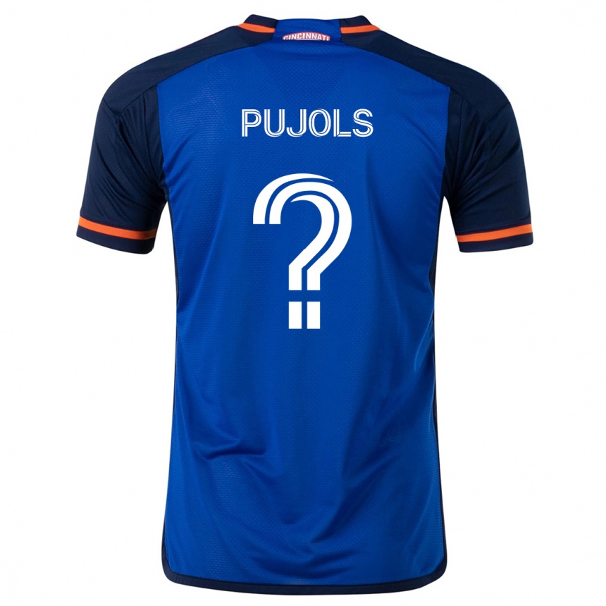 Vaikiškas Pablo Pujols #0 Mėlyna Balta Namų Marškinėliai 2024/25 T-Shirt