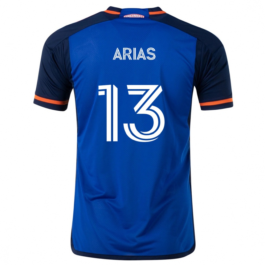 Vaikiškas Santiago Arias #13 Mėlyna Balta Namų Marškinėliai 2024/25 T-Shirt