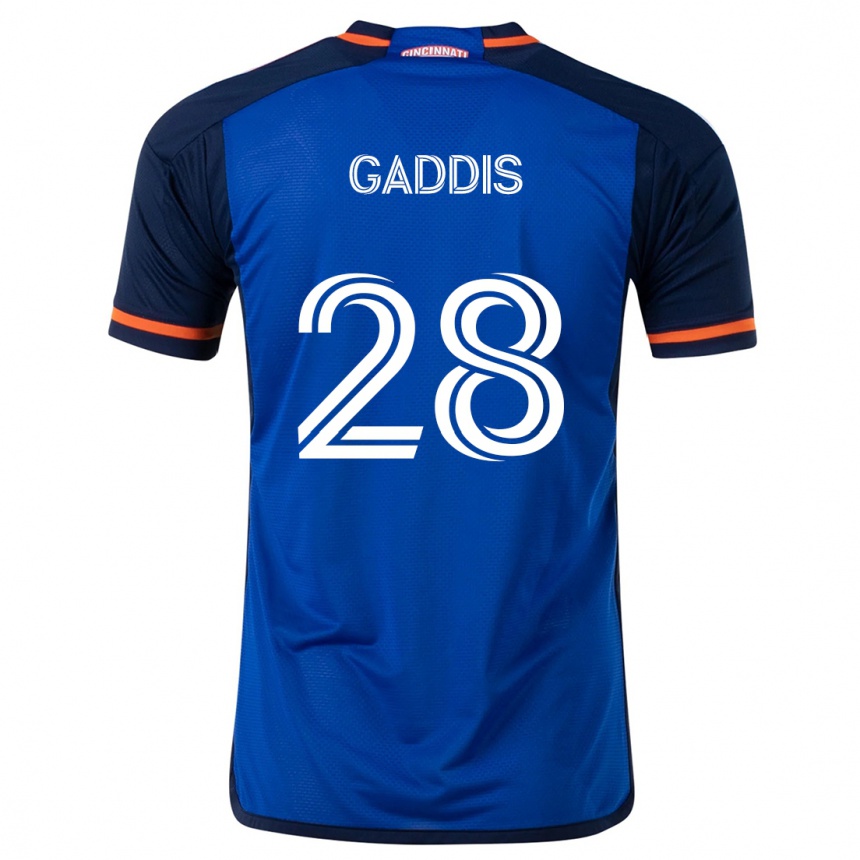 Vaikiškas Raymon Gaddis #28 Mėlyna Balta Namų Marškinėliai 2024/25 T-Shirt