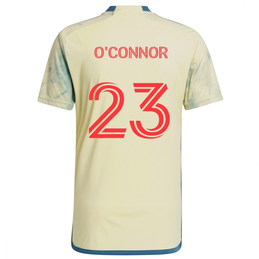 Vaikiškas Aidan O'connor #23 Geltona Raudona Mėlyna Namų Marškinėliai 2024/25 T-Shirt