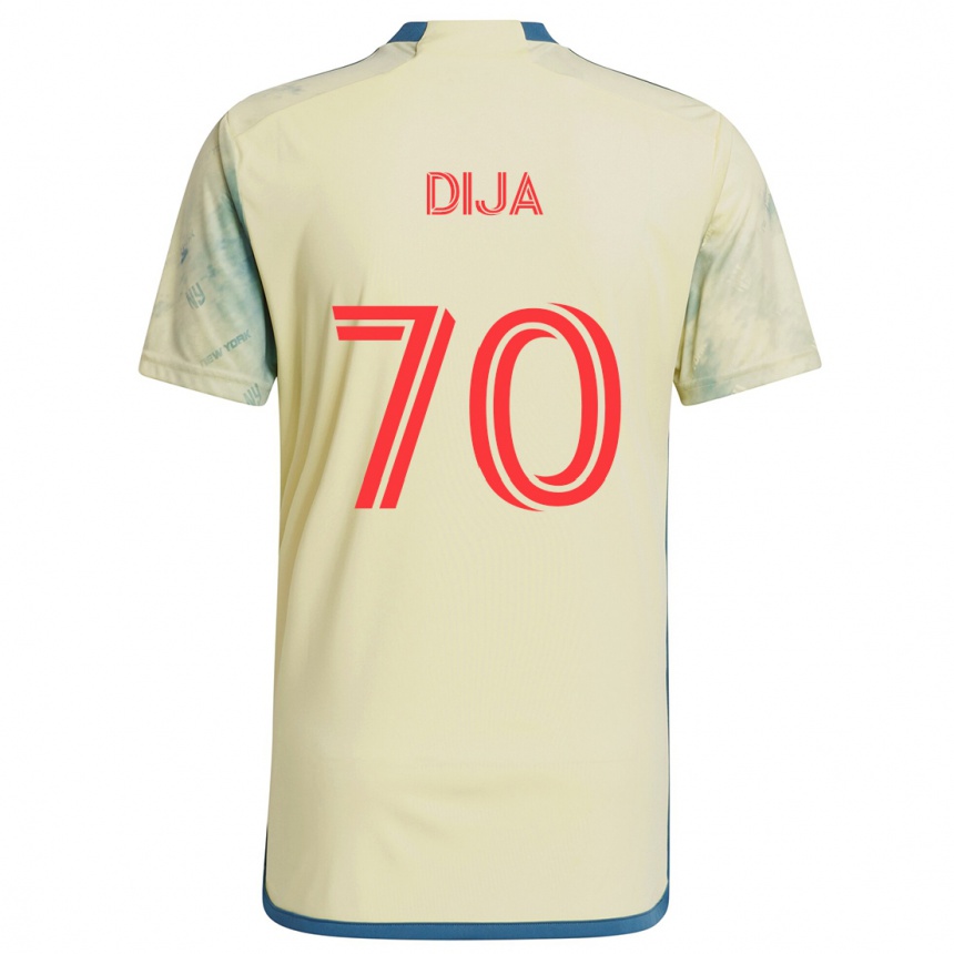 Vaikiškas Dija #70 Geltona Raudona Mėlyna Namų Marškinėliai 2024/25 T-Shirt