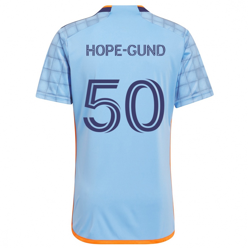 Vaikiškas Kofi Hope-Gund #50 Mėlyna Oranžinė Namų Marškinėliai 2024/25 T-Shirt