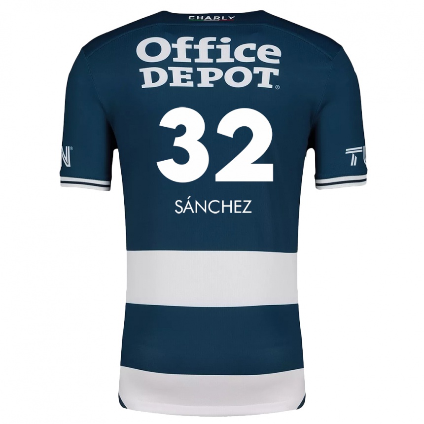 Vaikiškas Carlos Sánchez #32 Mėlyna Balta Namų Marškinėliai 2024/25 T-Shirt