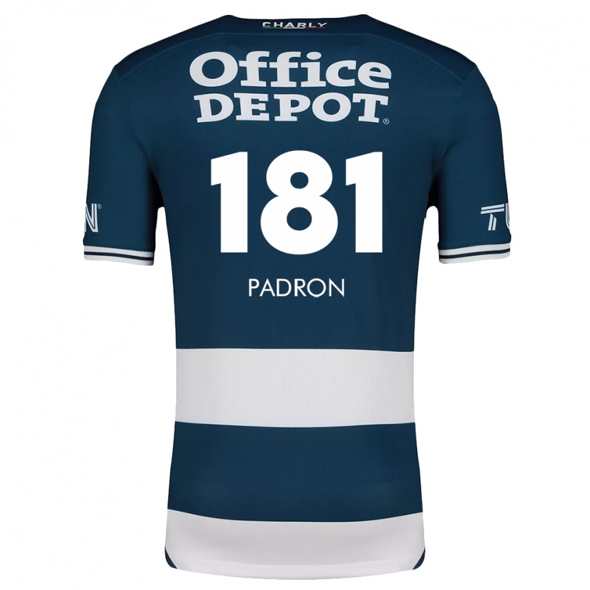 Vaikiškas Romeo Padrón #181 Mėlyna Balta Namų Marškinėliai 2024/25 T-Shirt