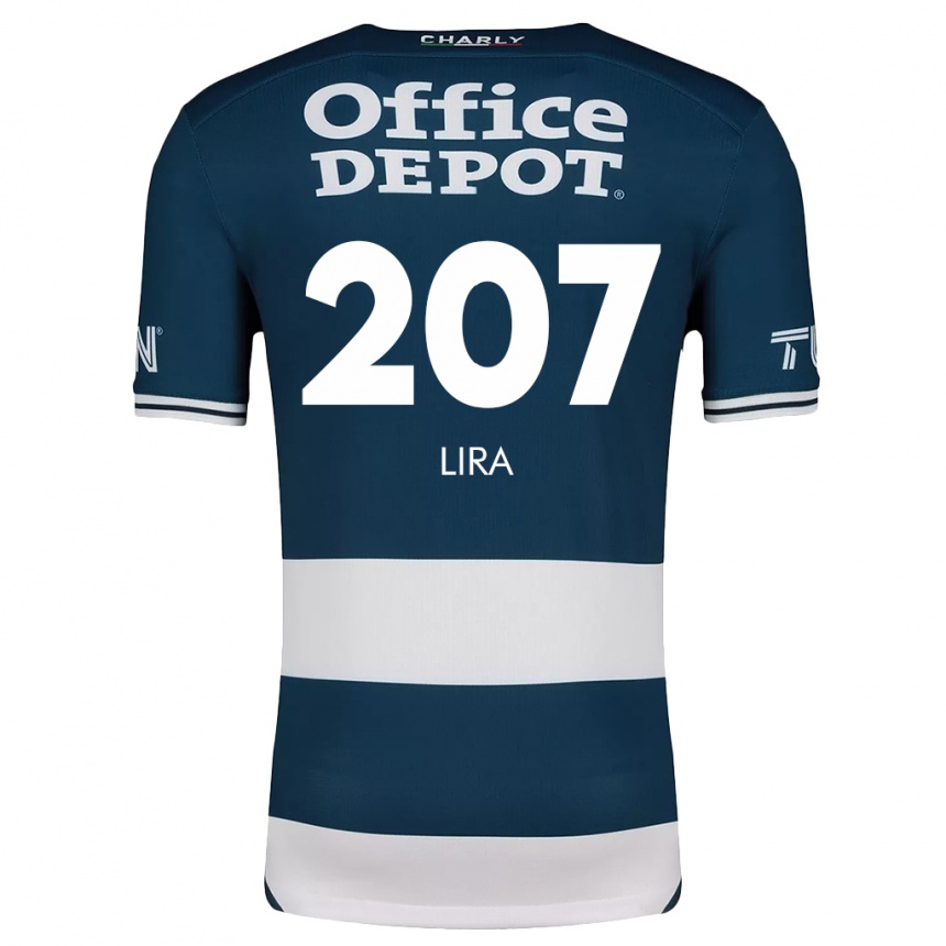 Vaikiškas Almir Lira #207 Mėlyna Balta Namų Marškinėliai 2024/25 T-Shirt