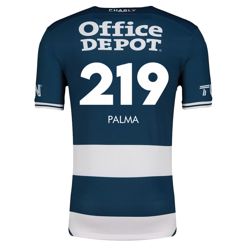 Vaikiškas Pablo Palma #219 Mėlyna Balta Namų Marškinėliai 2024/25 T-Shirt