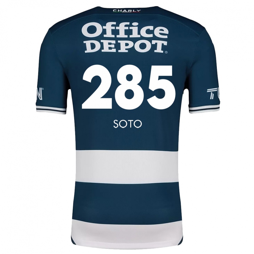 Vaikiškas Edwin Soto #285 Mėlyna Balta Namų Marškinėliai 2024/25 T-Shirt