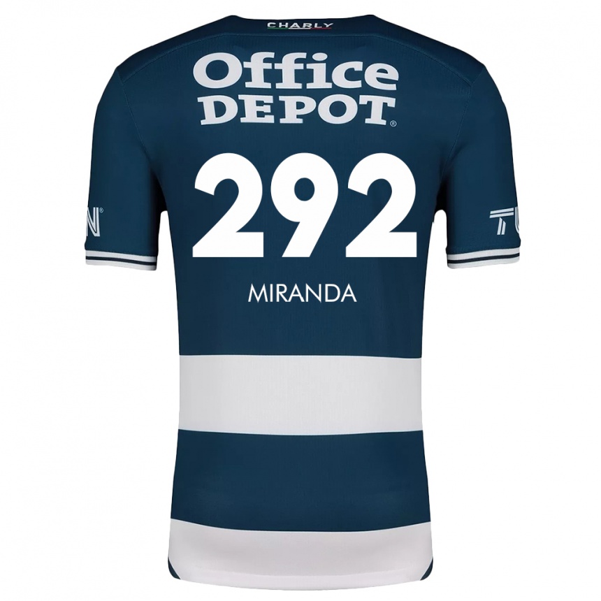 Vaikiškas Herbey Miranda #292 Mėlyna Balta Namų Marškinėliai 2024/25 T-Shirt