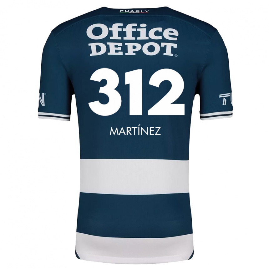 Vaikiškas Ulises Martínez #312 Mėlyna Balta Namų Marškinėliai 2024/25 T-Shirt