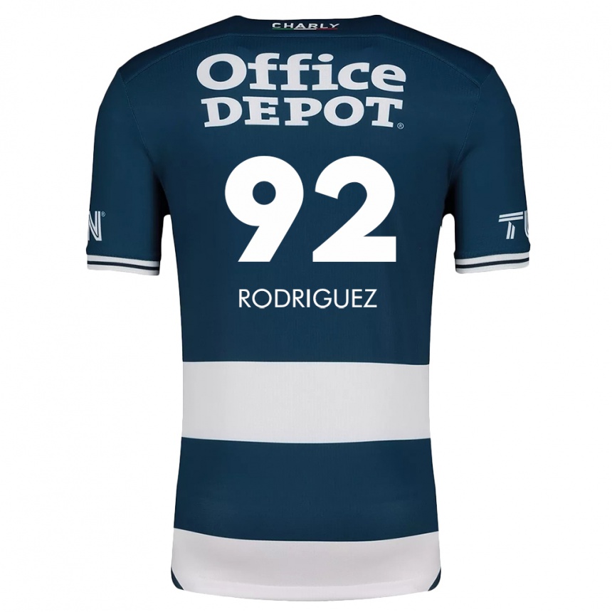 Vaikiškas Sergio Rodríguez #92 Mėlyna Balta Namų Marškinėliai 2024/25 T-Shirt