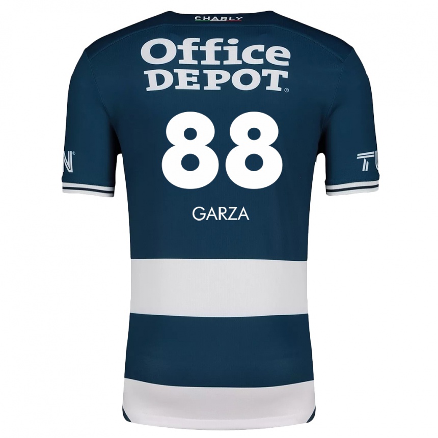 Vaikiškas Adrián Garza #88 Mėlyna Balta Namų Marškinėliai 2024/25 T-Shirt