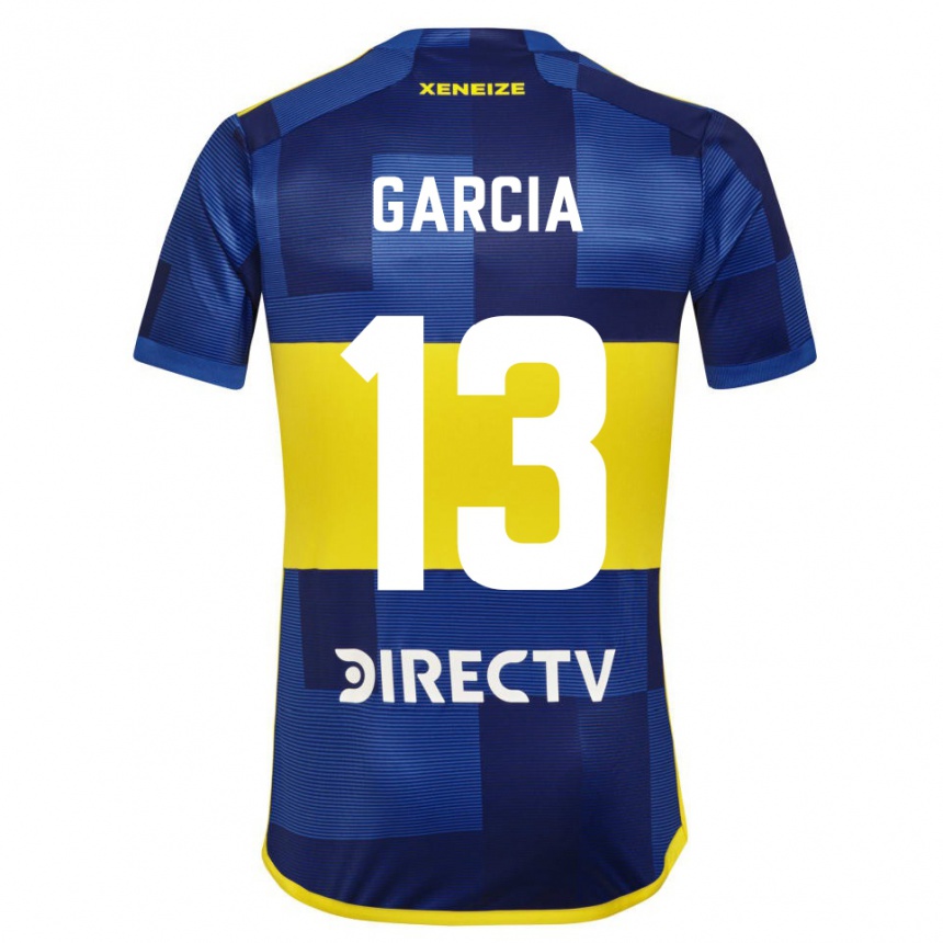 Vaikiškas Javier Garcia #13 Mėlyna Geltona Namų Marškinėliai 2024/25 T-Shirt