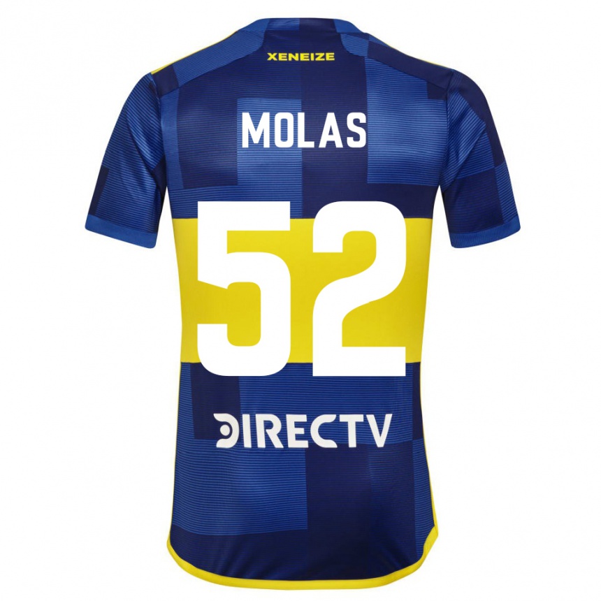 Vaikiškas Walter Molas #52 Mėlyna Geltona Namų Marškinėliai 2024/25 T-Shirt