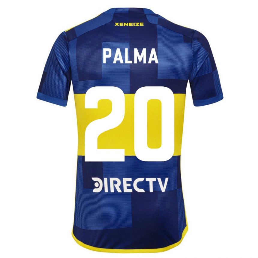 Vaikiškas Lucas Palma #20 Mėlyna Geltona Namų Marškinėliai 2024/25 T-Shirt