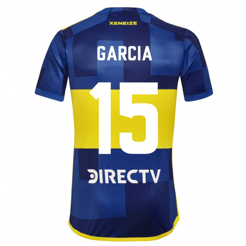 Vaikiškas Ramiro Garcia #15 Mėlyna Geltona Namų Marškinėliai 2024/25 T-Shirt