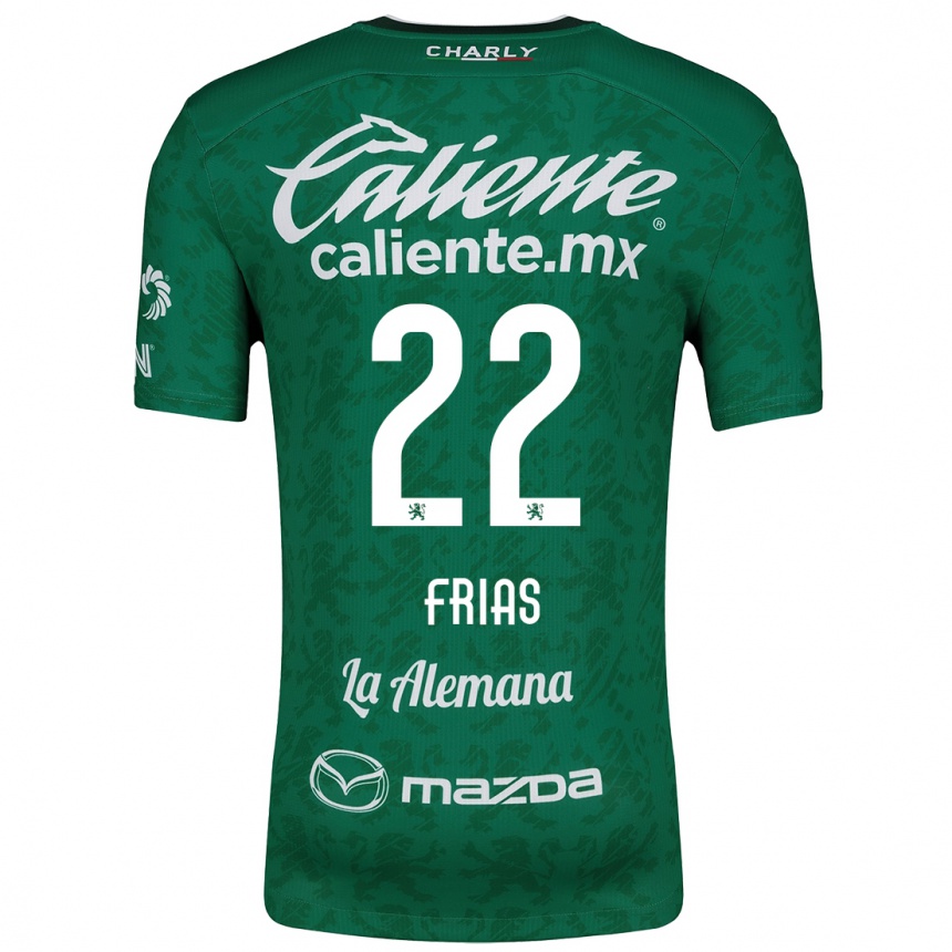 Vaikiškas Adonis Frías #22 Žalia Balta Namų Marškinėliai 2024/25 T-Shirt