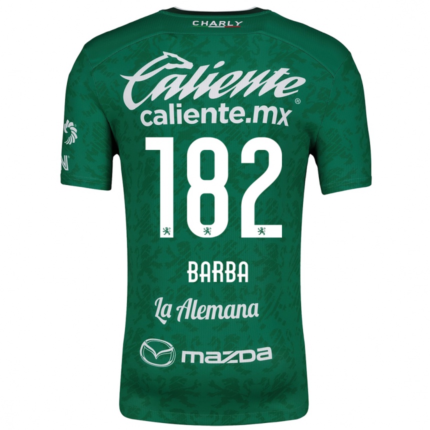 Vaikiškas Austin Barba #182 Žalia Balta Namų Marškinėliai 2024/25 T-Shirt