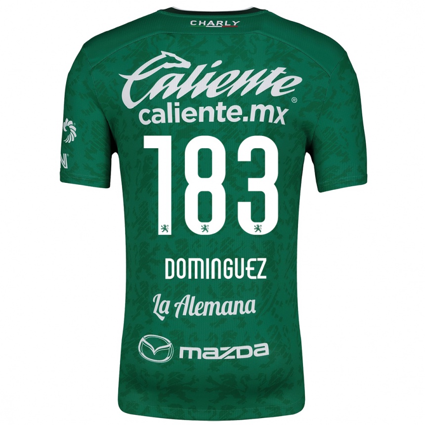 Vaikiškas Jesús Domínguez #183 Žalia Balta Namų Marškinėliai 2024/25 T-Shirt