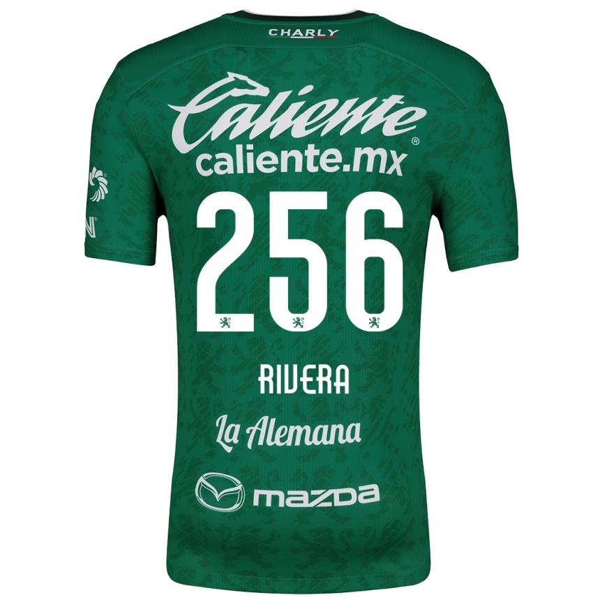 Vaikiškas Fernando Rivera #256 Žalia Balta Namų Marškinėliai 2024/25 T-Shirt