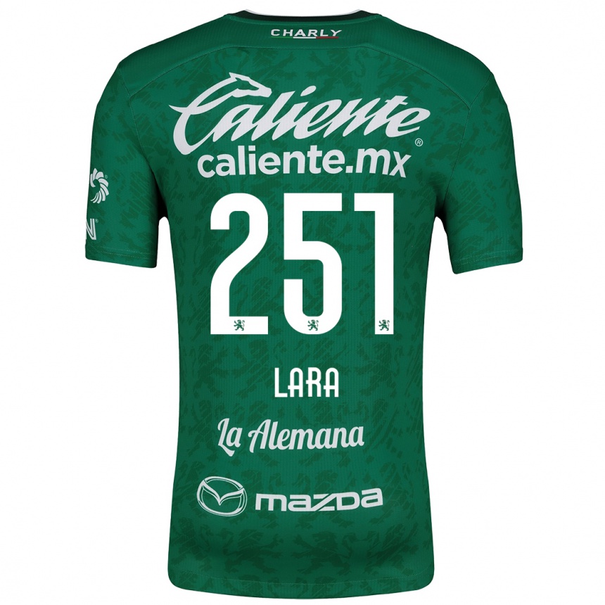 Vaikiškas Tristán Lara #251 Žalia Balta Namų Marškinėliai 2024/25 T-Shirt