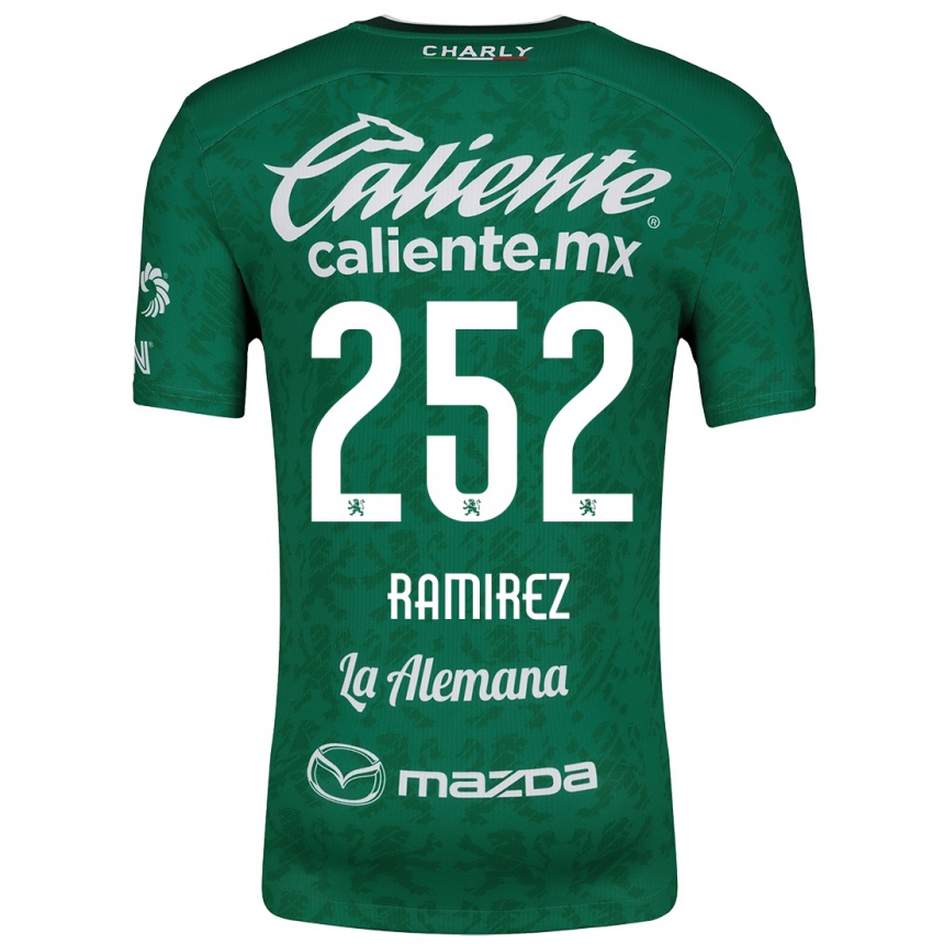 Vaikiškas Luis Ramírez #252 Žalia Balta Namų Marškinėliai 2024/25 T-Shirt