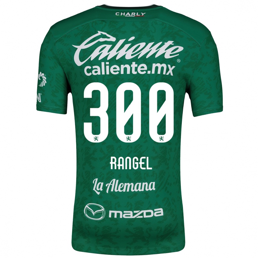 Vaikiškas Luis Rangel #300 Žalia Balta Namų Marškinėliai 2024/25 T-Shirt