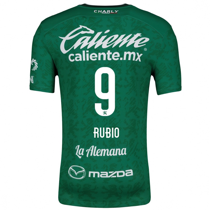 Vaikiškas Brian Rubio #9 Žalia Balta Namų Marškinėliai 2024/25 T-Shirt