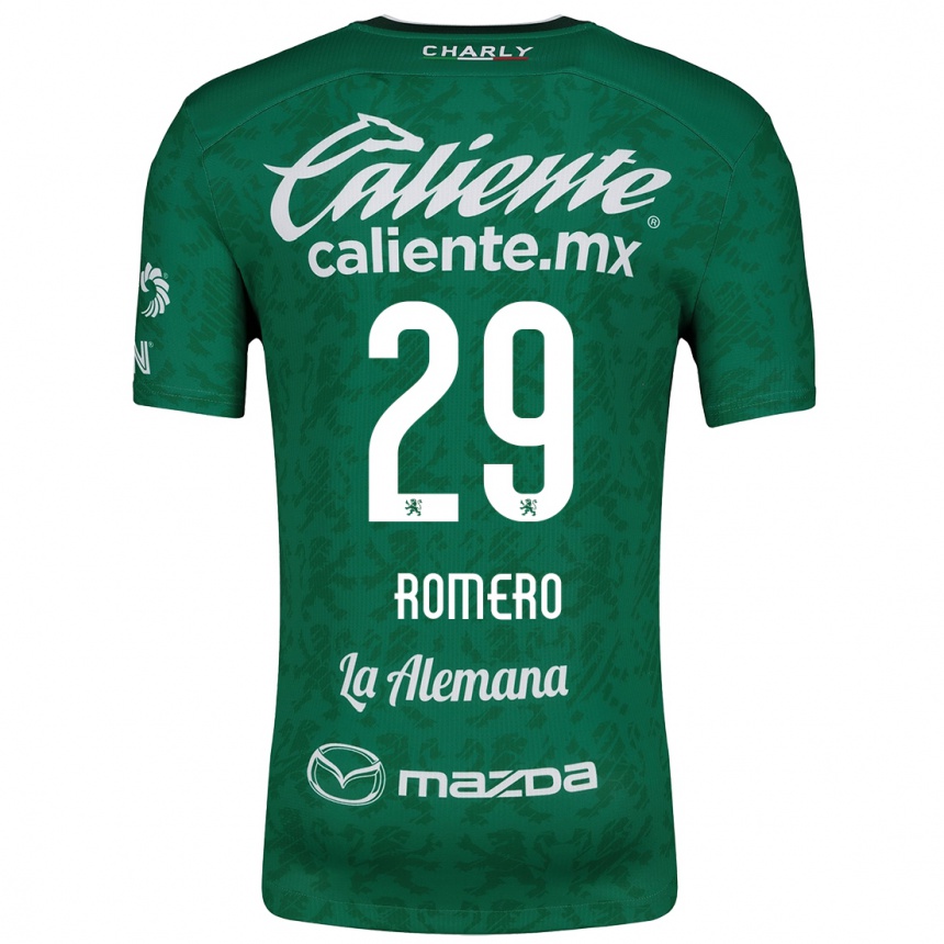 Vaikiškas Lucas Romero #29 Žalia Balta Namų Marškinėliai 2024/25 T-Shirt