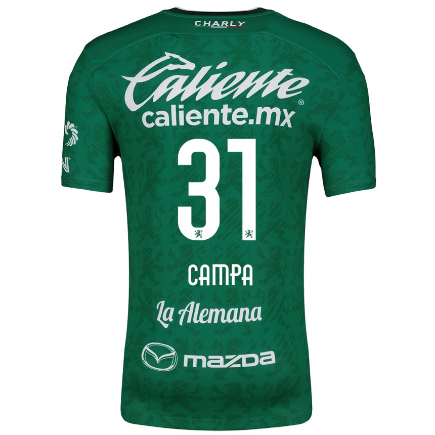 Vaikiškas Marlyn Campa #31 Žalia Balta Namų Marškinėliai 2024/25 T-Shirt