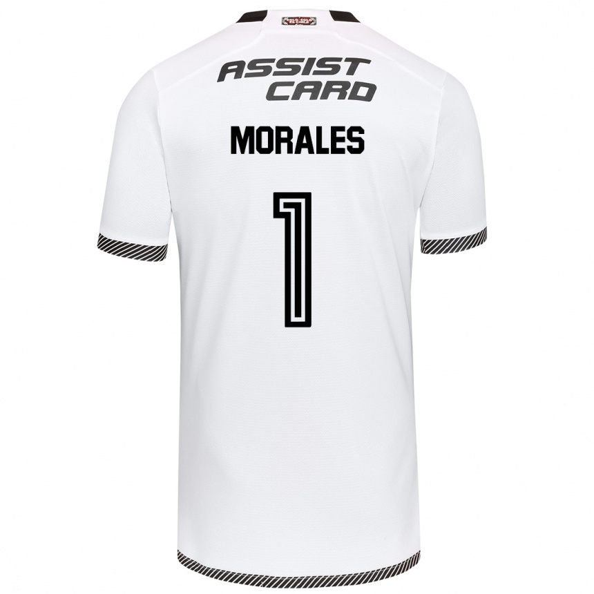 Vaikiškas Benjamin Morales #1 Balta Juoda Namų Marškinėliai 2024/25 T-Shirt