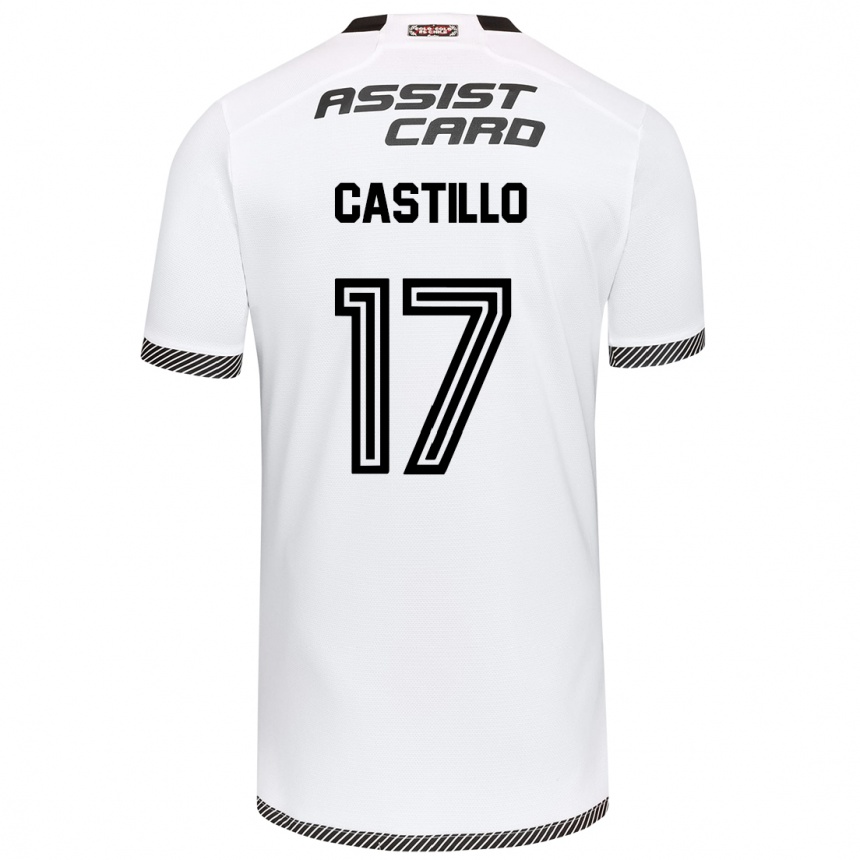 Vaikiškas Fabián Castillo #17 Balta Juoda Namų Marškinėliai 2024/25 T-Shirt