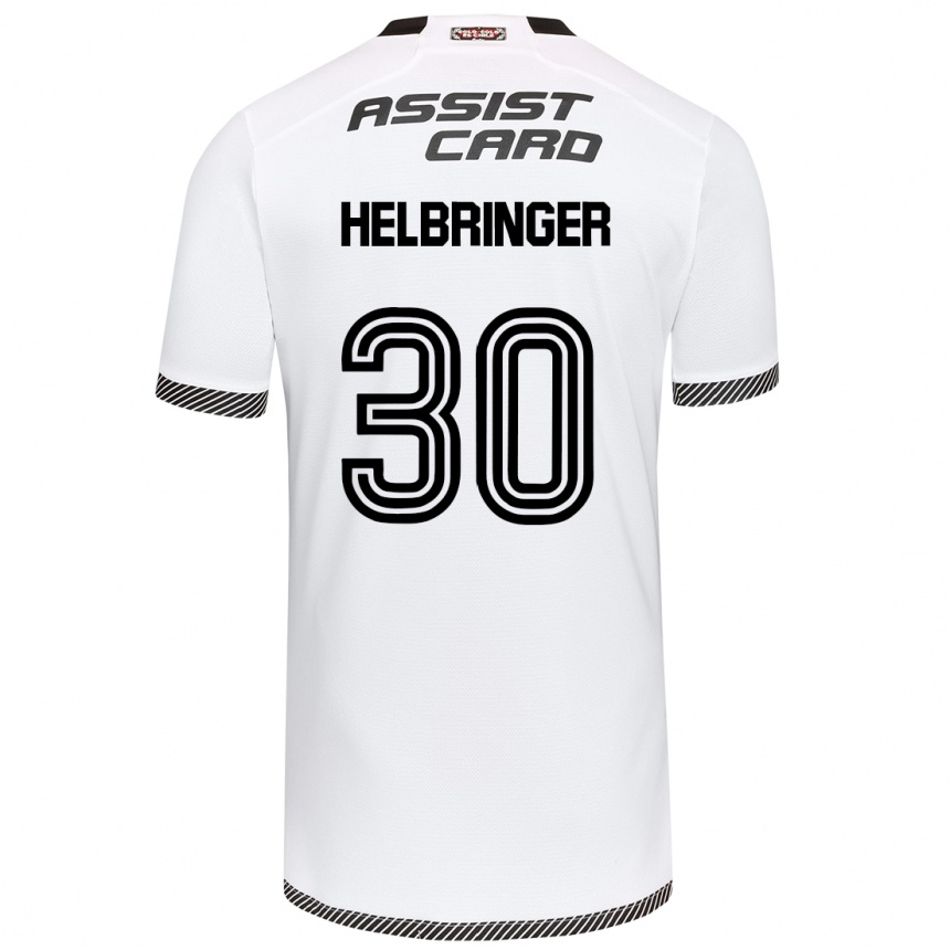 Vaikiškas Aixa Helbringer #30 Balta Juoda Namų Marškinėliai 2024/25 T-Shirt