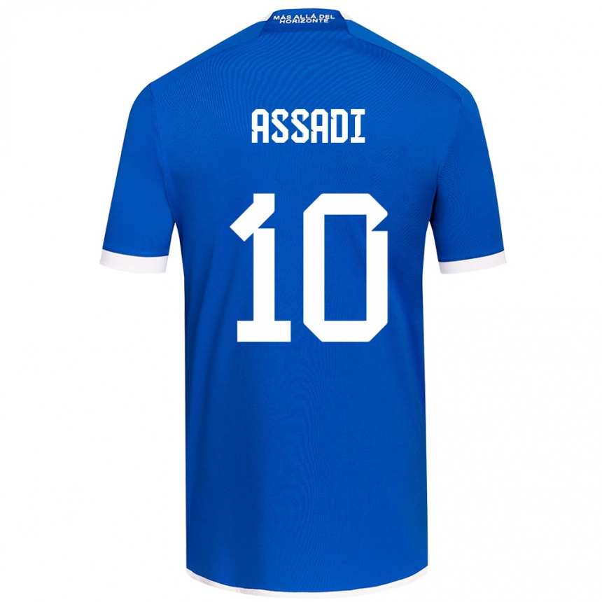 Vaikiškas Lucas Assadi #10 Mėlyna Balta Namų Marškinėliai 2024/25 T-Shirt