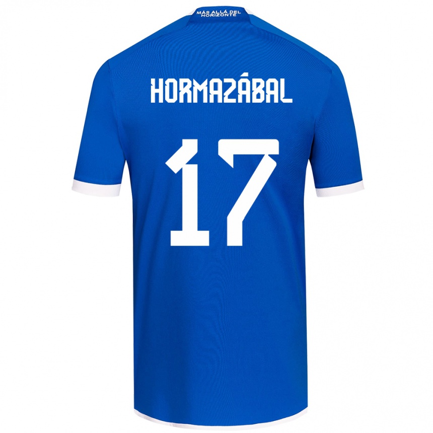 Vaikiškas Fabián Hormazábal #17 Mėlyna Balta Namų Marškinėliai 2024/25 T-Shirt