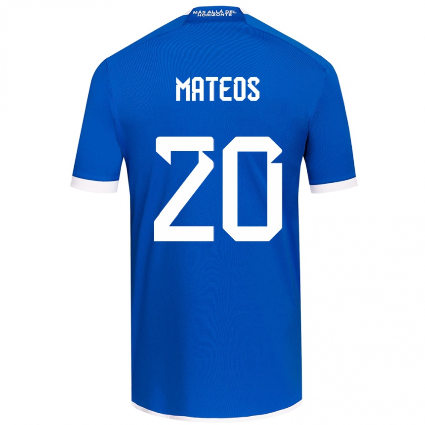 Vaikiškas Federico Mateos #20 Mėlyna Balta Namų Marškinėliai 2024/25 T-Shirt