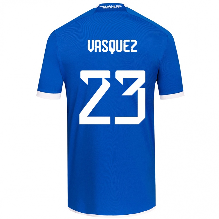 Vaikiškas Ignacio Vásquez #23 Mėlyna Balta Namų Marškinėliai 2024/25 T-Shirt