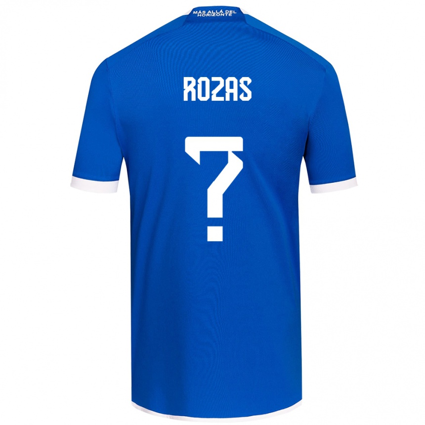 Vaikiškas Sergio Rozas #0 Mėlyna Balta Namų Marškinėliai 2024/25 T-Shirt