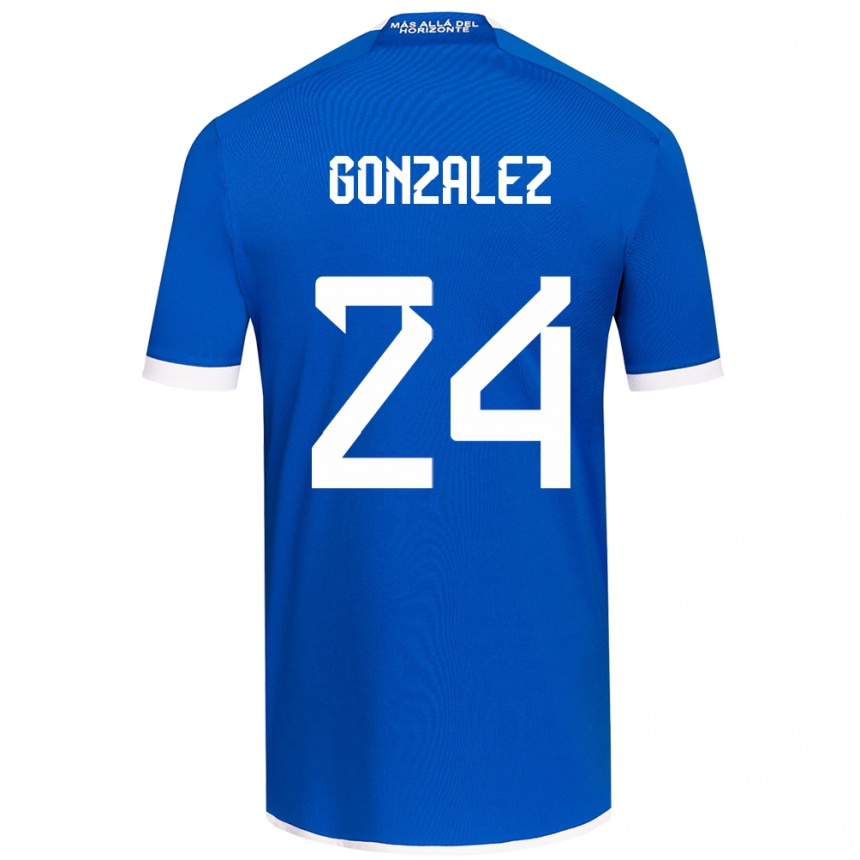 Vaikiškas Emma González #24 Mėlyna Balta Namų Marškinėliai 2024/25 T-Shirt