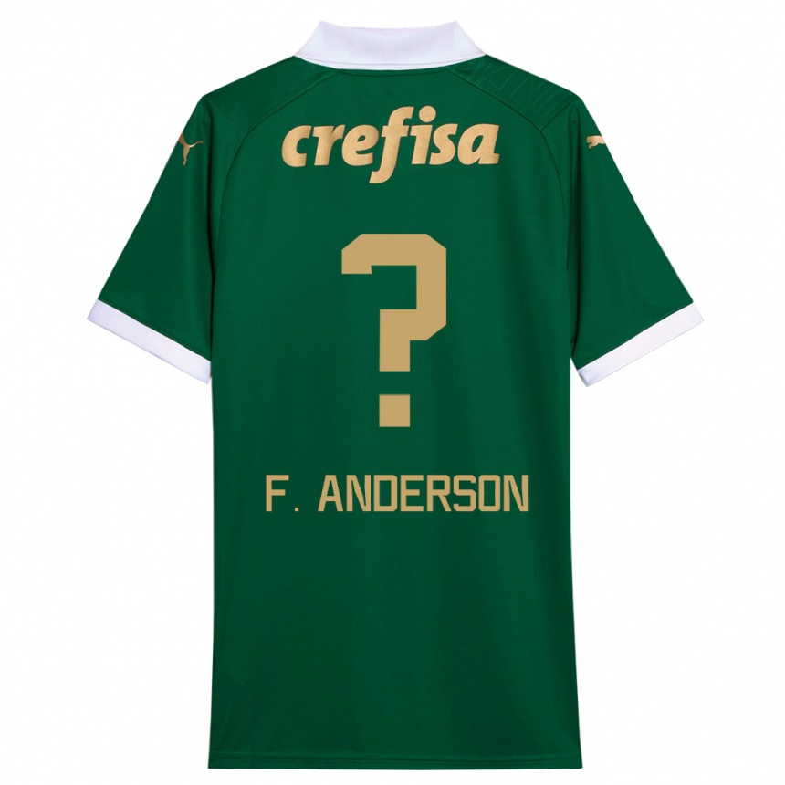 Vaikiškas Felipe Anderson #0 Žalia Balta Namų Marškinėliai 2024/25 T-Shirt