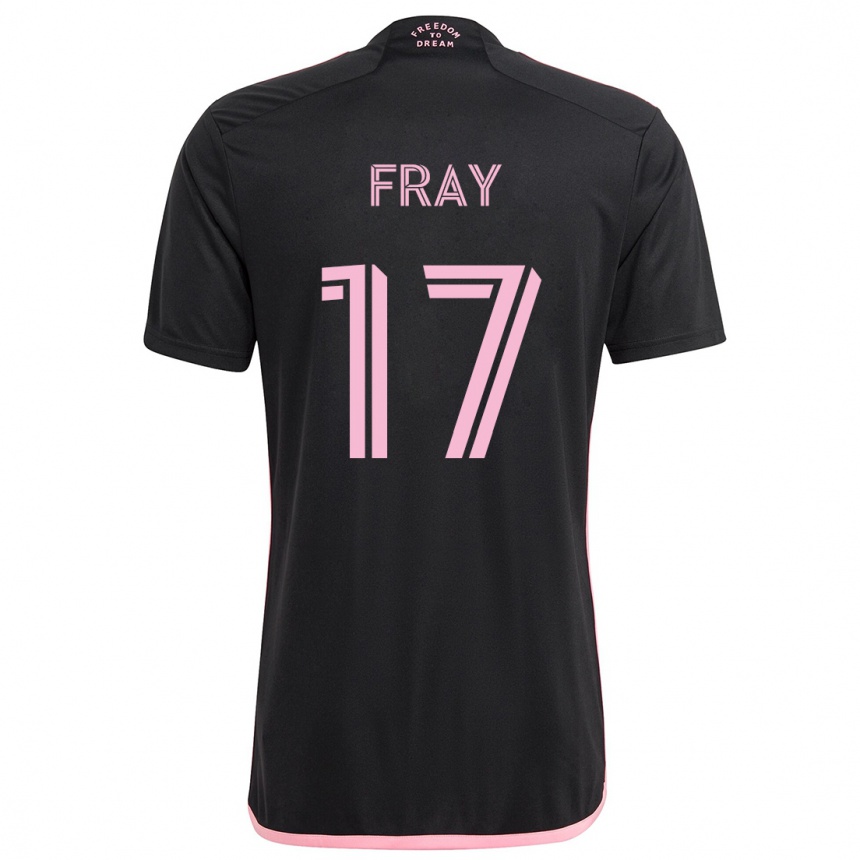 Vaikiškas Ian Fray #17 Juoda Išvykos Marškinėliai 2024/25 T-Shirt