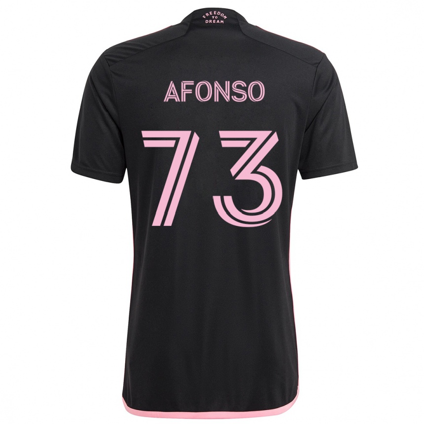 Vaikiškas Leo Afonso #73 Juoda Išvykos Marškinėliai 2024/25 T-Shirt