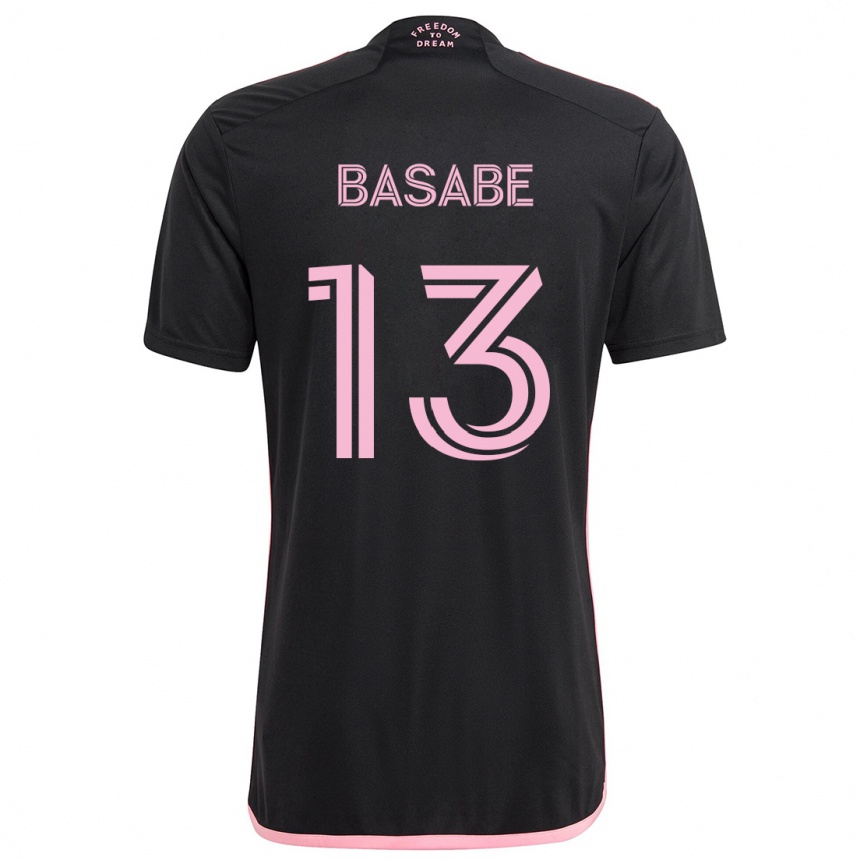 Vaikiškas Samuel Basabe #13 Juoda Išvykos Marškinėliai 2024/25 T-Shirt