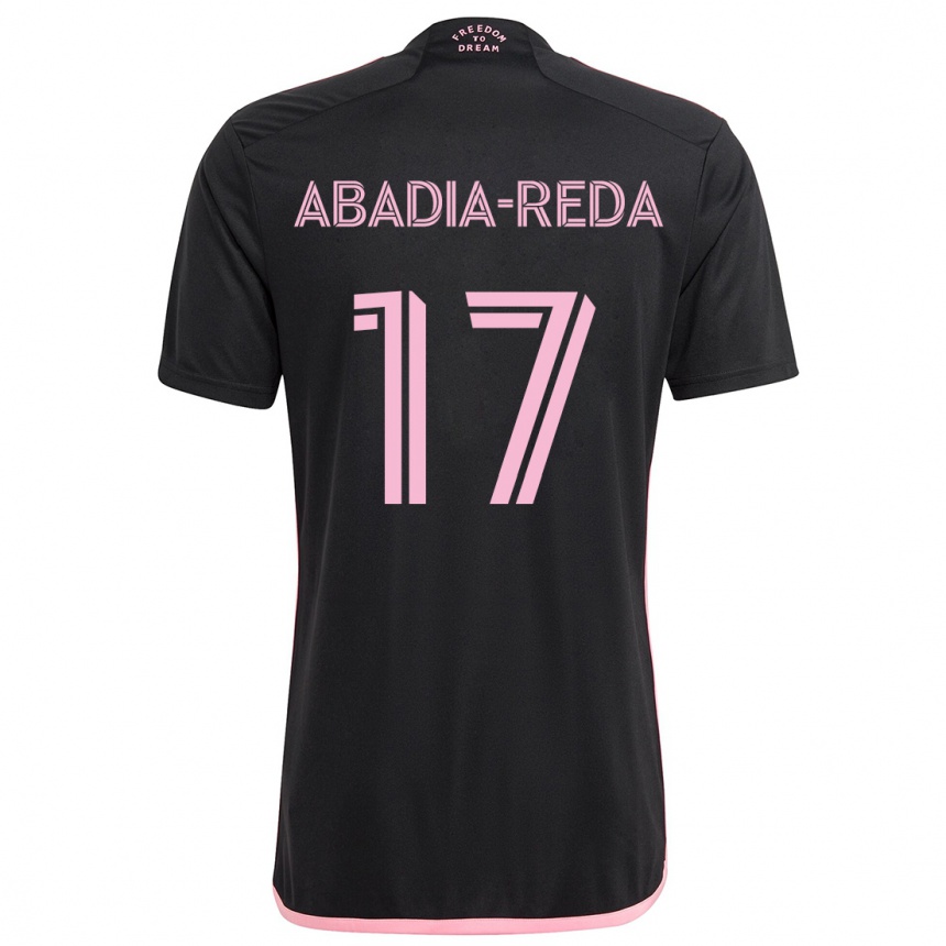 Vaikiškas Ezequiel Abadia-Reda #17 Juoda Išvykos Marškinėliai 2024/25 T-Shirt