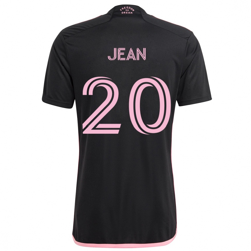 Vaikiškas Corentin Jean #20 Juoda Išvykos Marškinėliai 2024/25 T-Shirt