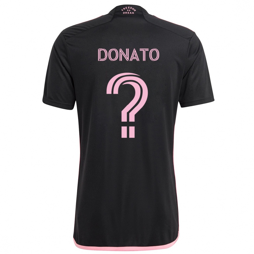 Vaikiškas Benjamin Donato #0 Juoda Išvykos Marškinėliai 2024/25 T-Shirt