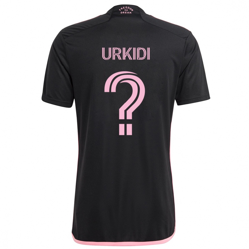 Vaikiškas Ian Urkidi #0 Juoda Išvykos Marškinėliai 2024/25 T-Shirt